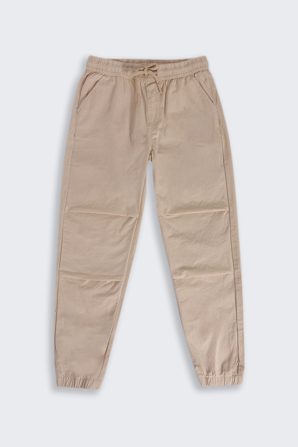 Tweens Boys Beige Essential Joggers