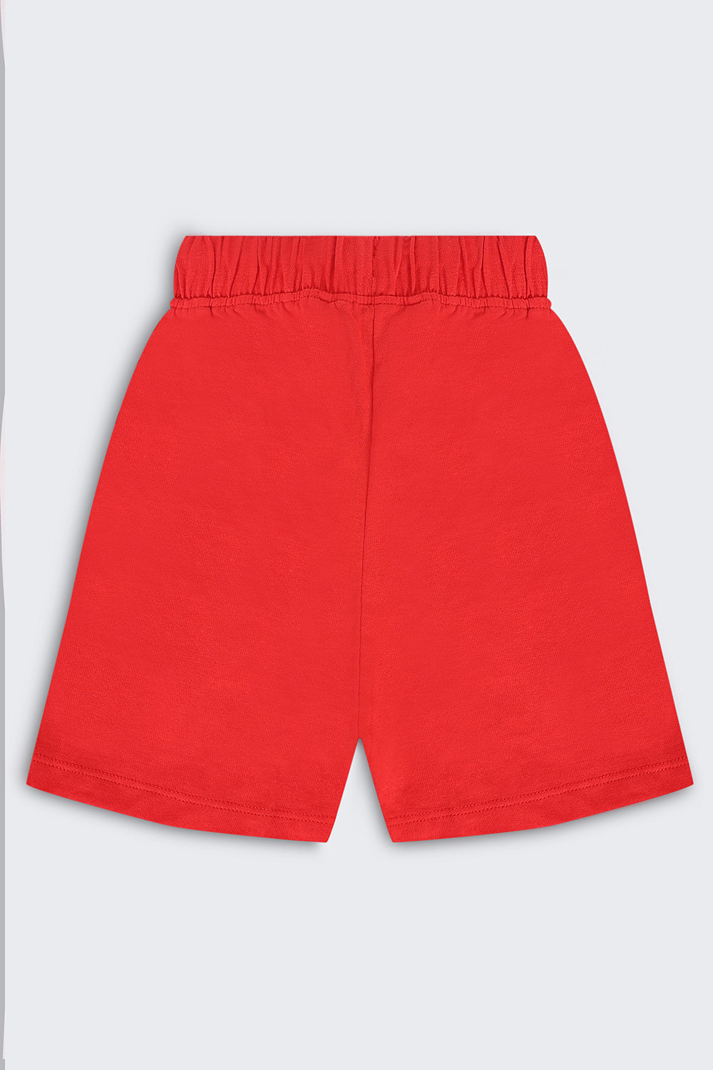 Red Regular Fit Shorts With 2 Pocket For Boys