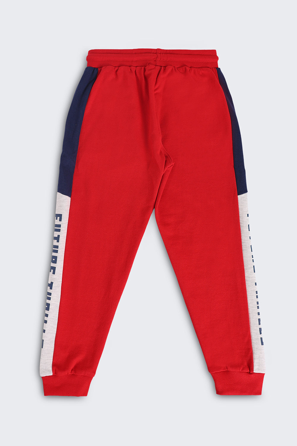 Boys Red Colourblocked Jogger