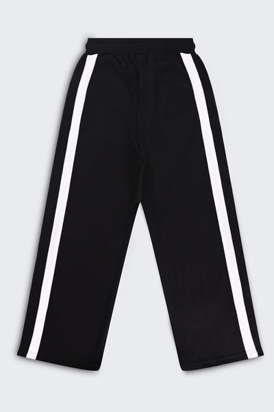 Tweens Boys Black Solid Jogger