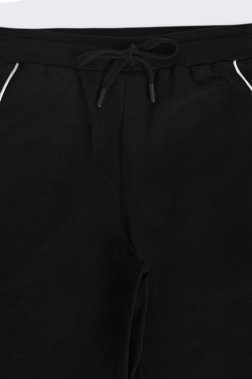 Tweens Boys Black Solid Jogger