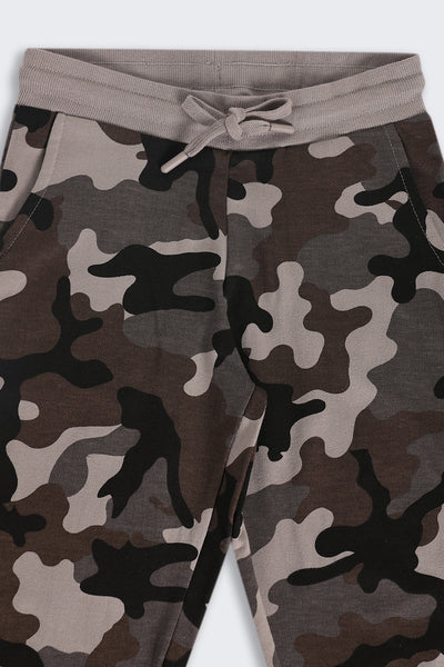 Tweens Boys Multi-coloured Camouflage Joggers
