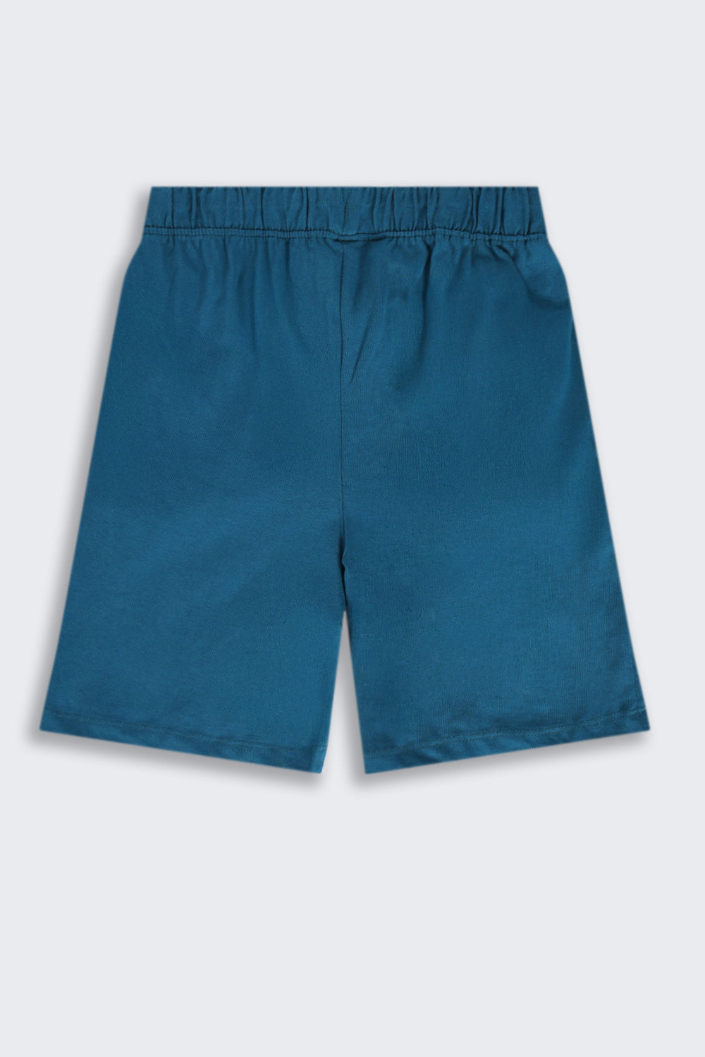 Tweens Boys Regular Fit Blue Placement Design Shorts