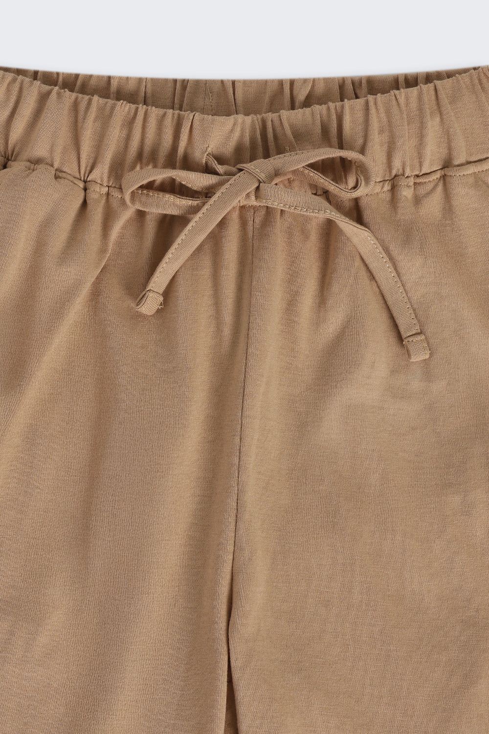 Tweens Boys Regular Fit Beige Placement Design Shorts