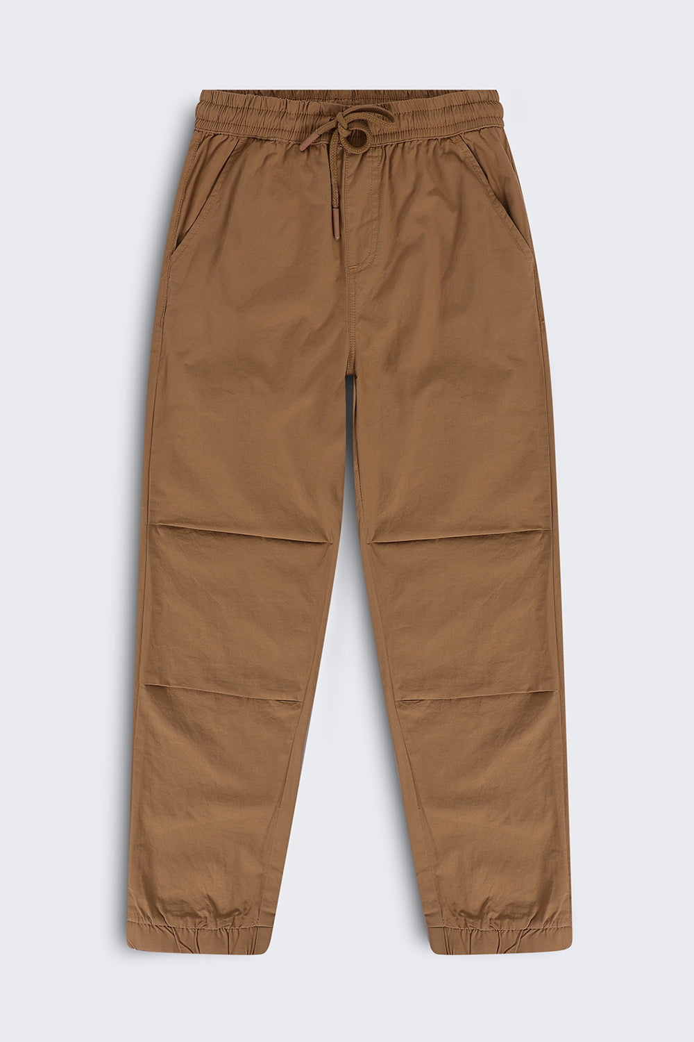 Tweens Boys Beige Solid Joggers