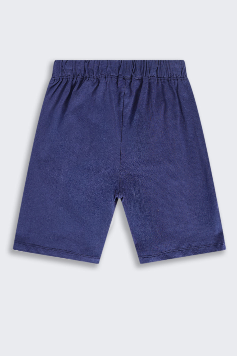 Tweens Boys Regular Fit Navy Letter Shorts