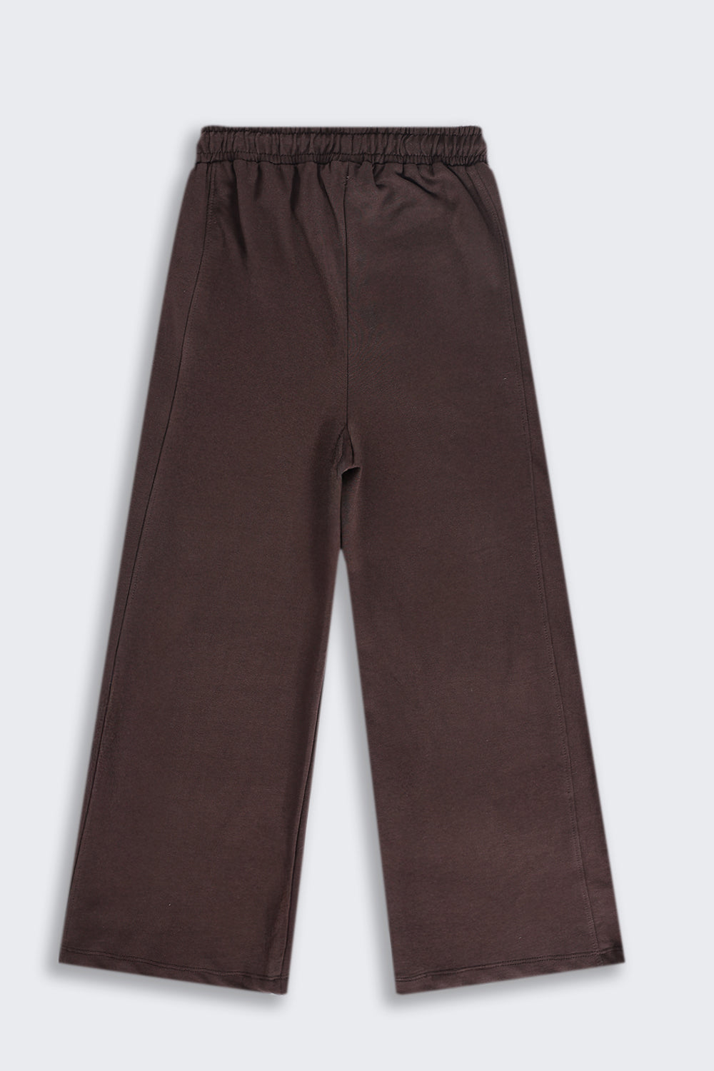 Tweens Girls Relaxed Fit Brown Solid Jogger