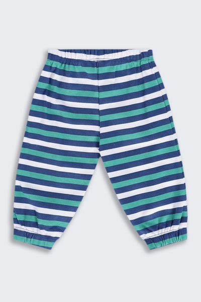 Infant Boys Regular Fit Navy Jungle Theme Graphic Co-ord Set