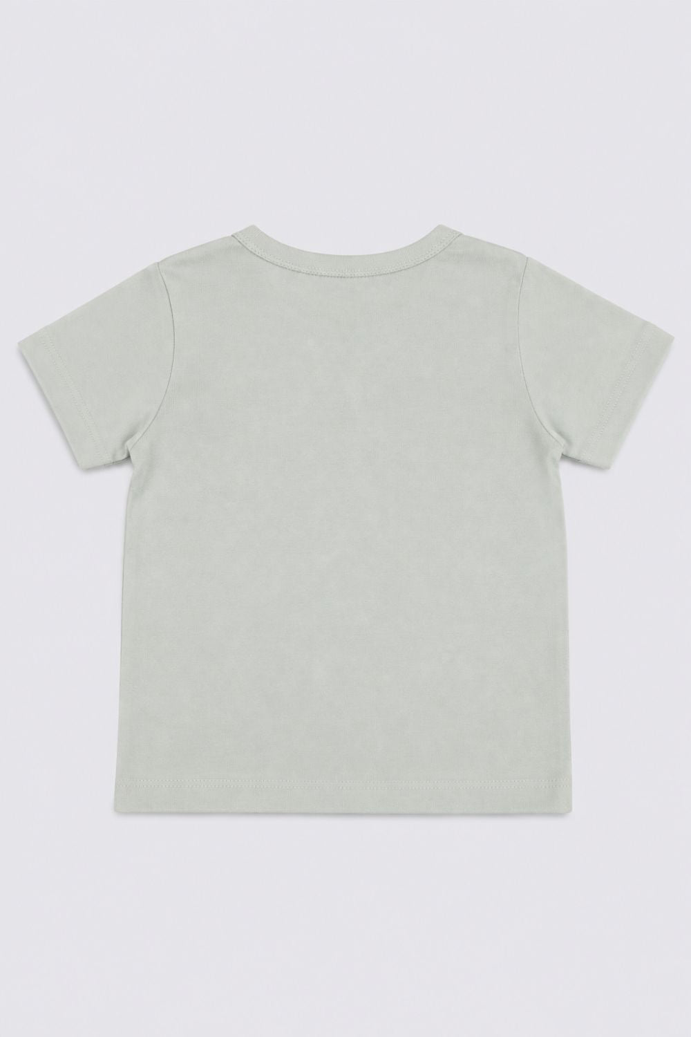 Infant Boys White and Green Dinosaur Print T-Shirts - Pack of 2