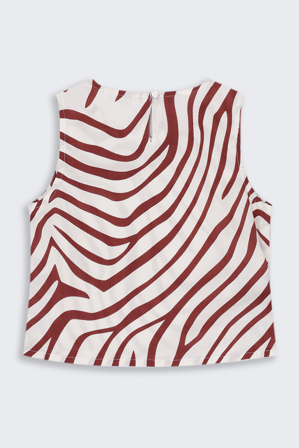 Tweens Girls Brown Zebra Print Co-Ord Set