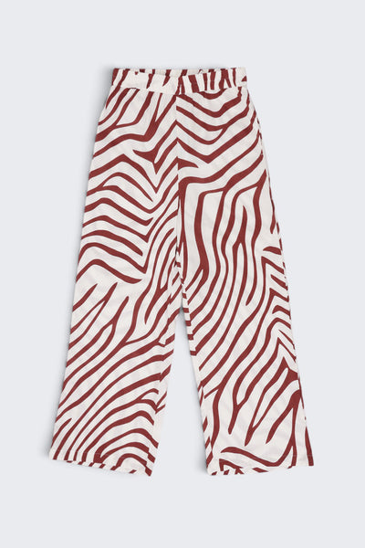 Tweens Girls Brown Zebra Print Co-Ord Set