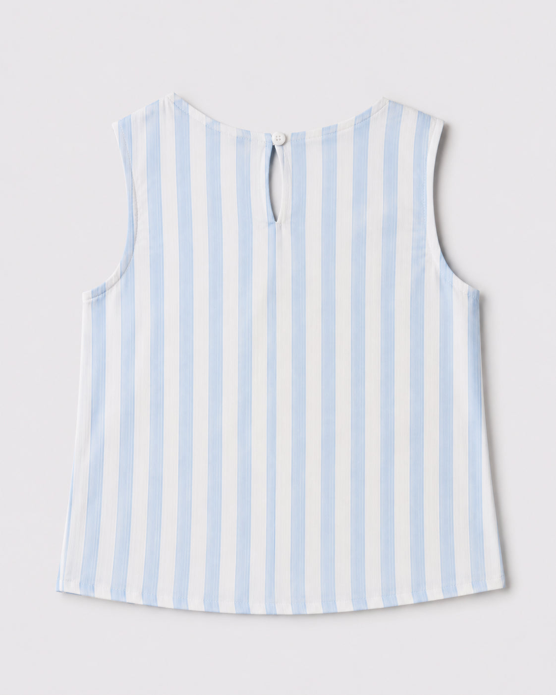 Tweens Girls Light Blue Striped Co-ord Set