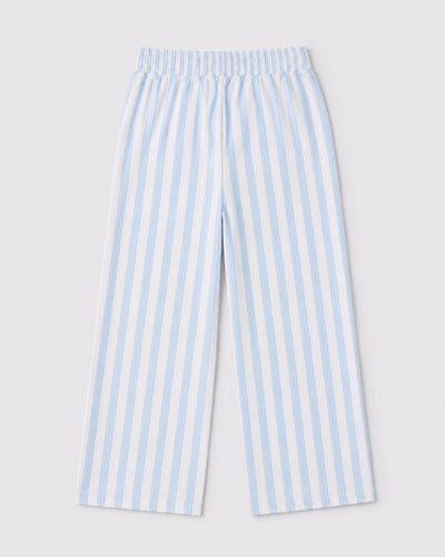 Tweens Girls Light Blue Striped Co-ord Set