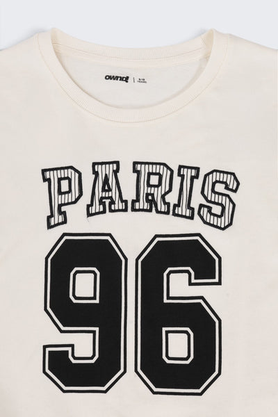 Tweens Girls Off White Paris 96 Graphic Sweatshirt