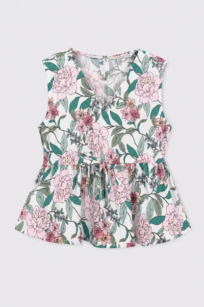 Tweens Girls Multi-coloured Gathered Co-ord Set