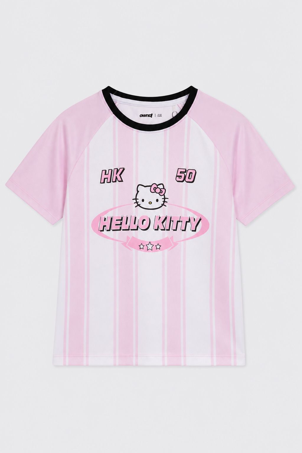 Tweens Girls Boxy Fit Pink Hello Kitty T-Shirt