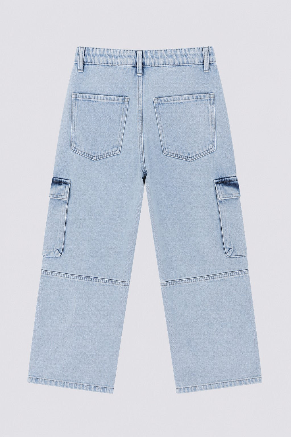 Tweens Boys Light Blue Cargo Jeans