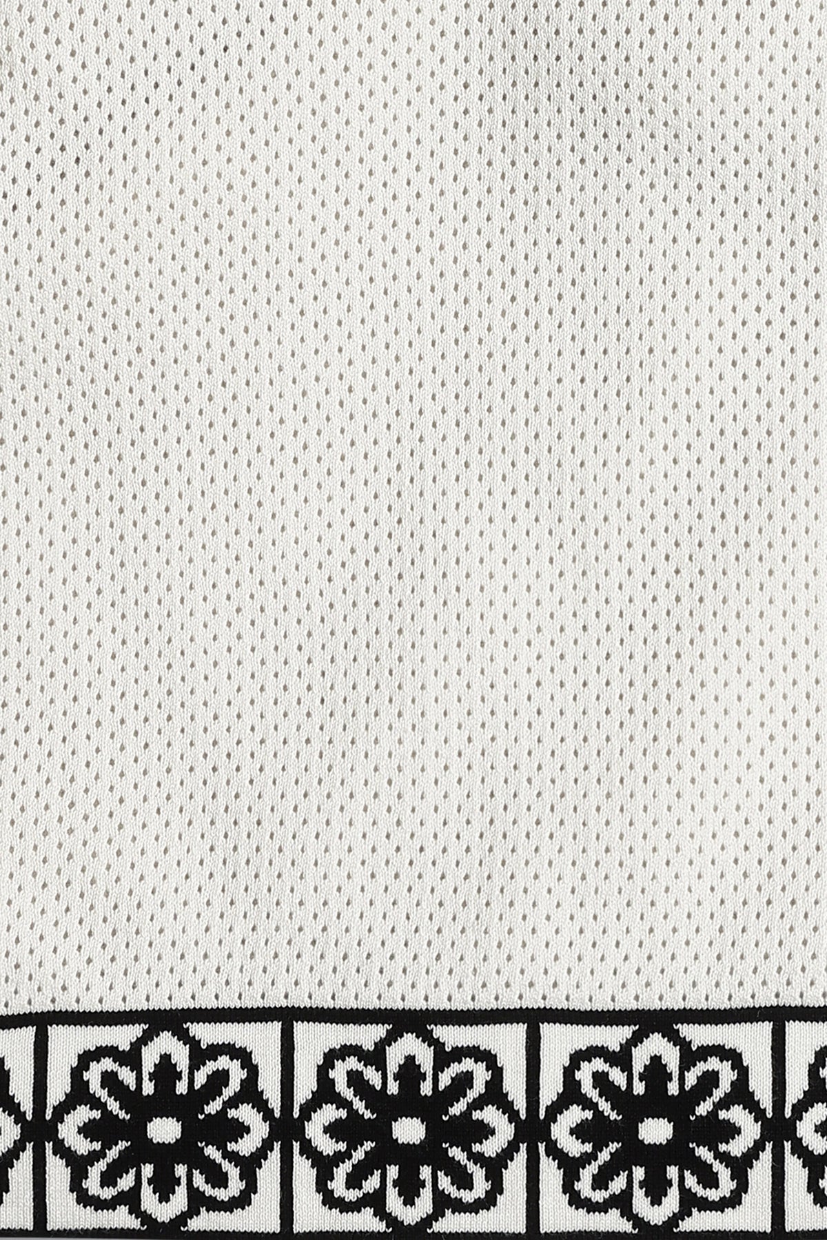 White Self Design Regular Fit Top For Tweens Girls
