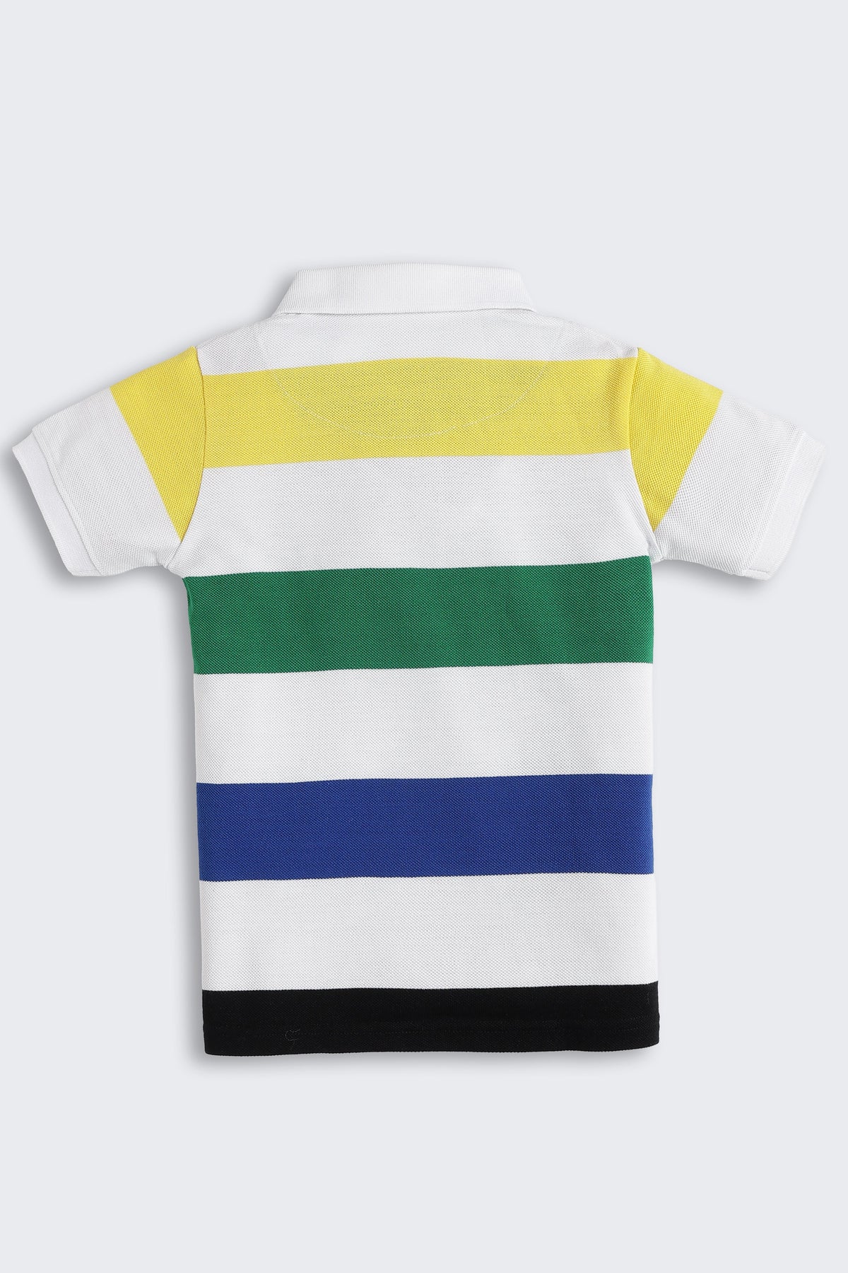 Multi-coloured Chest Printed Regular Fit T-Shirt