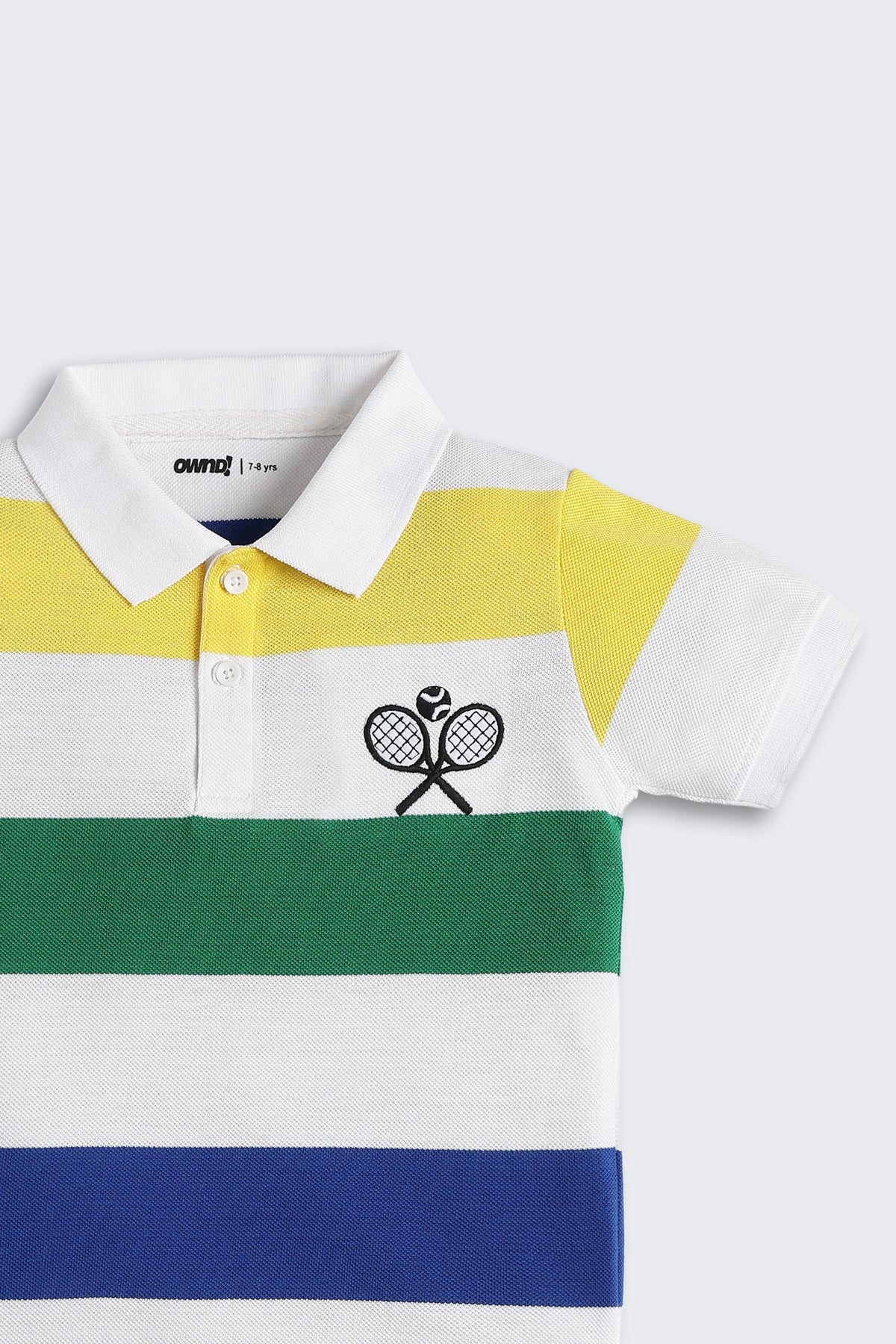 Multi-coloured Chest Printed Regular Fit T-Shirt