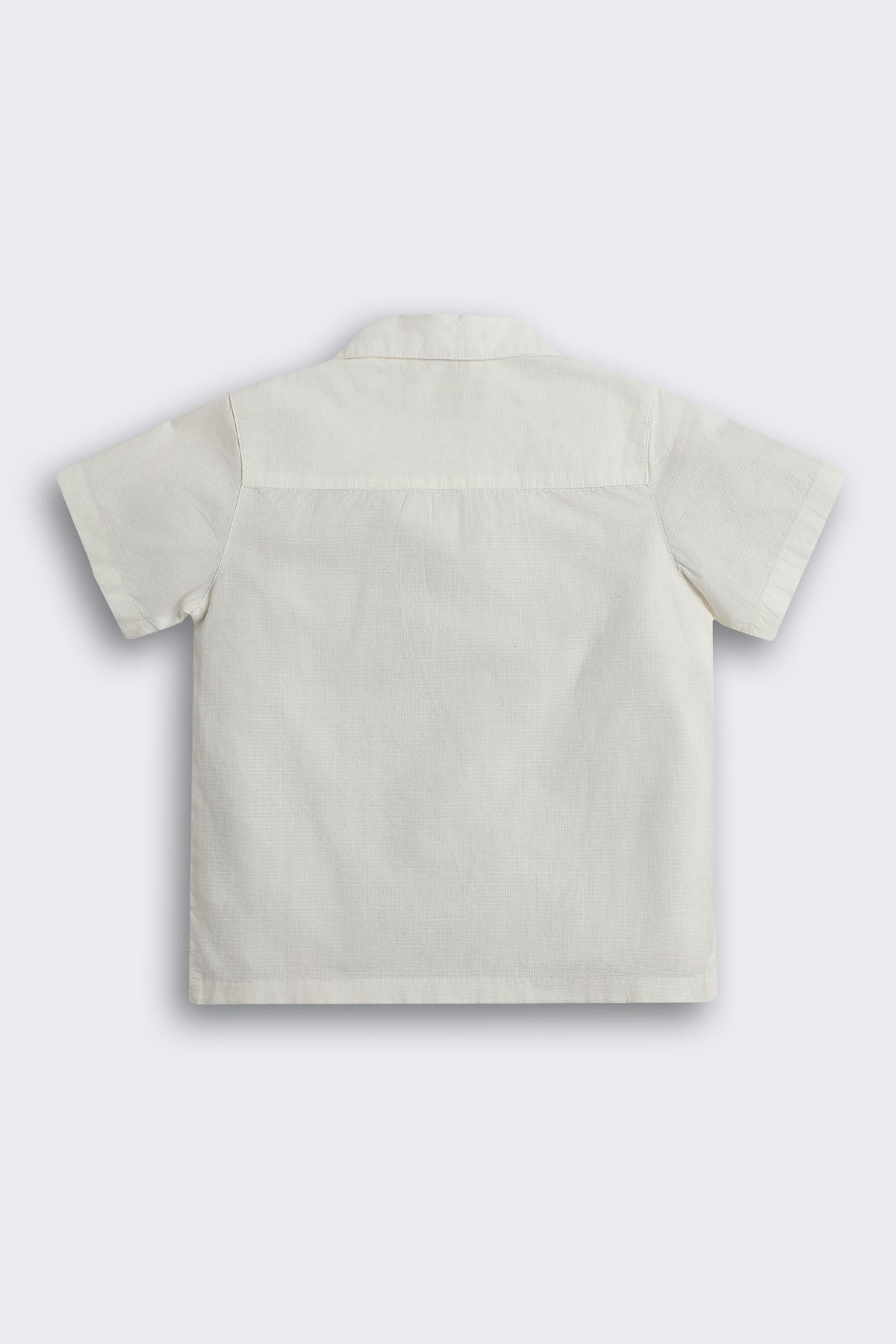 White Graphic Regular Fit Shirt For Boys