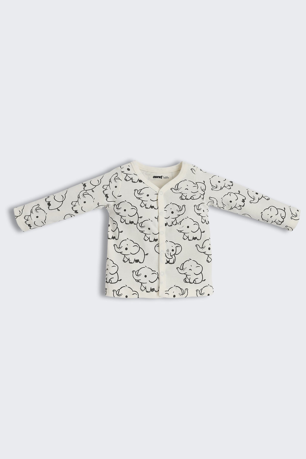 Off White Elephant Graphic Regular Fit Co-ord Set