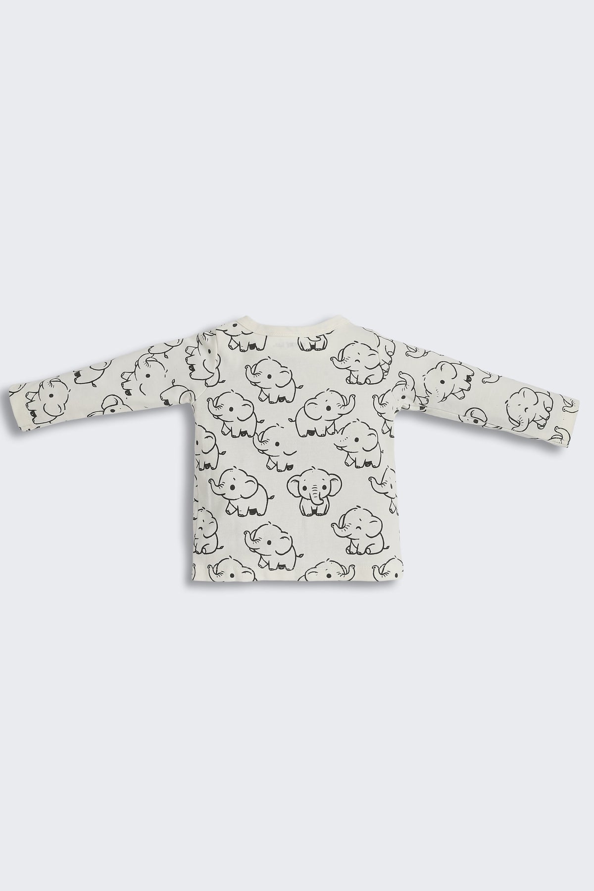 Off White Elephant Graphic Regular Fit Co-ord Set