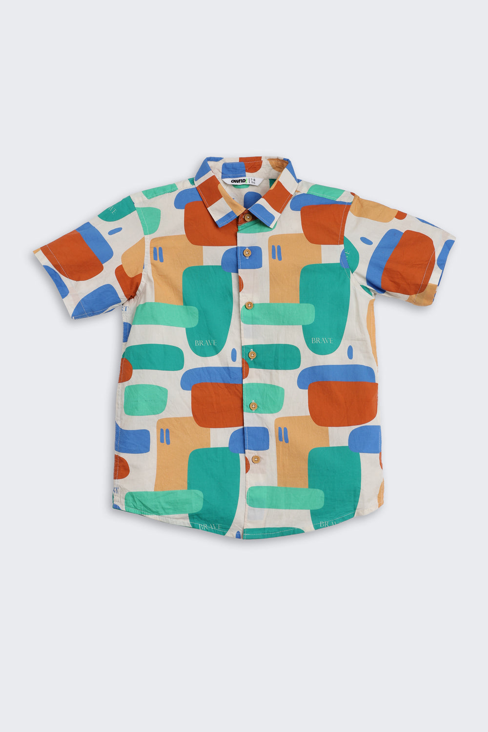 Multi-coloured Abstract Print Shirt