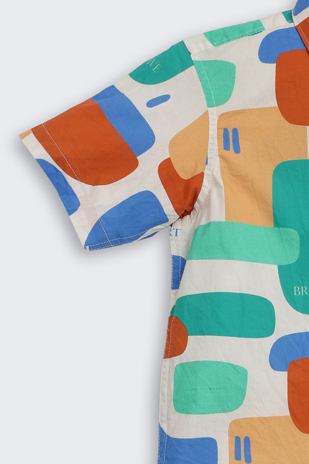 Multi-coloured Abstract Print Shirt