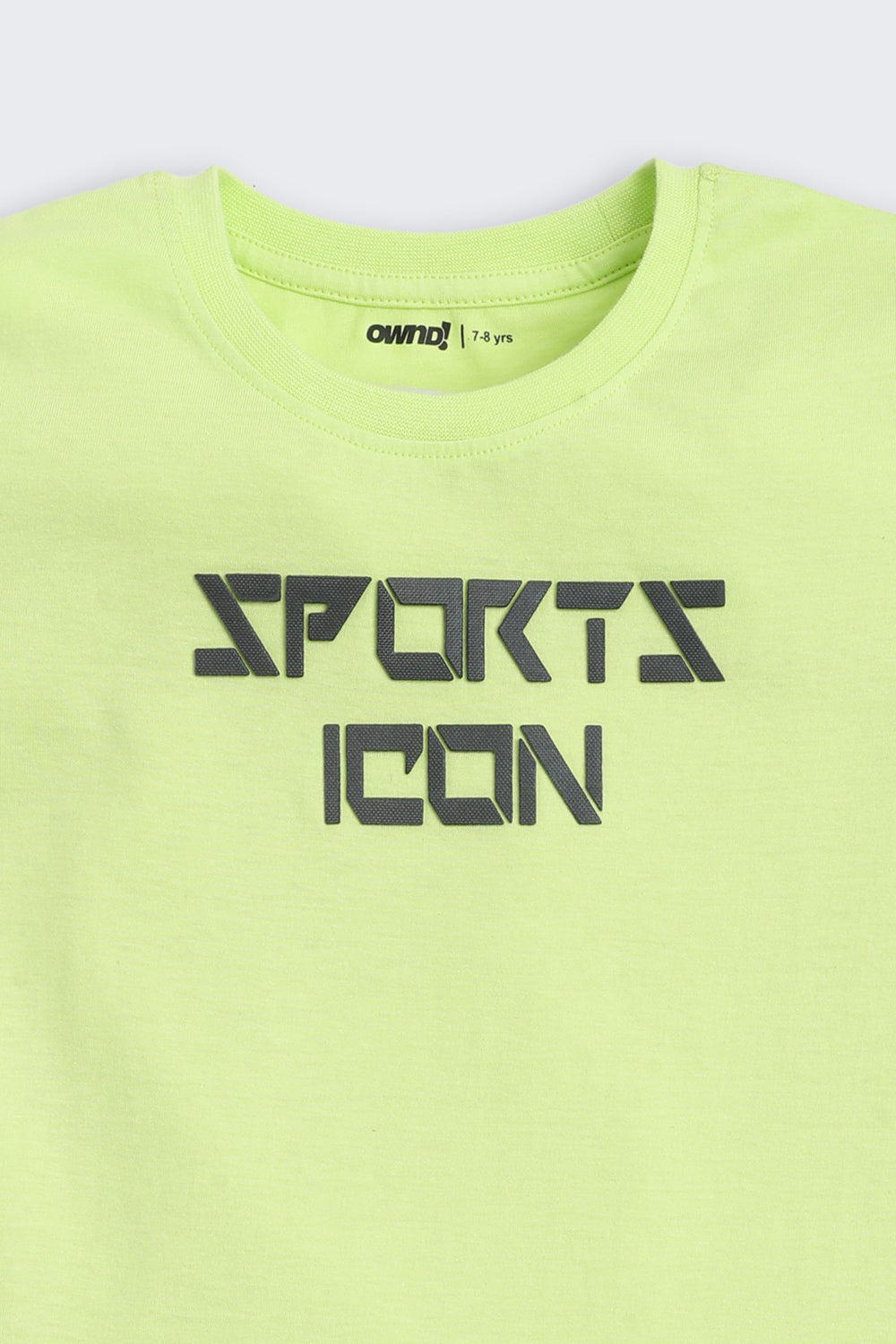 Lime Typographic Regular Fit Co-ord Set