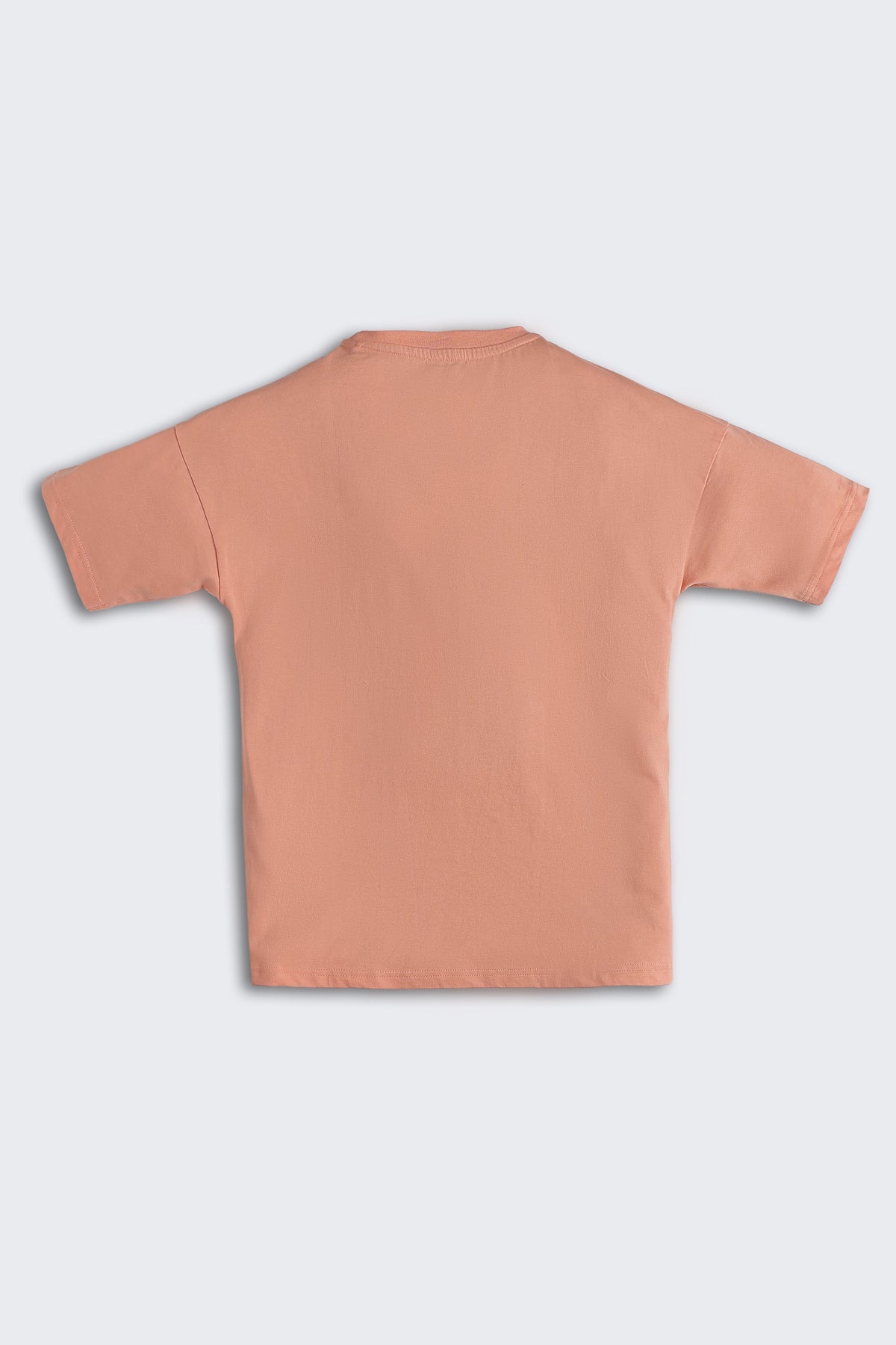 Peach Graphic Regular Fit T-Shirt