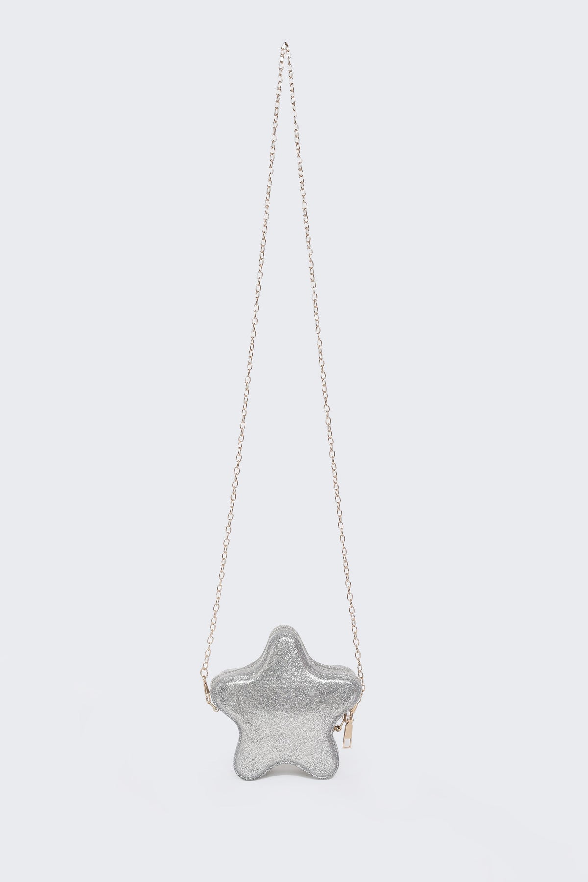 Girl's Silver Embellished Mini Bag
