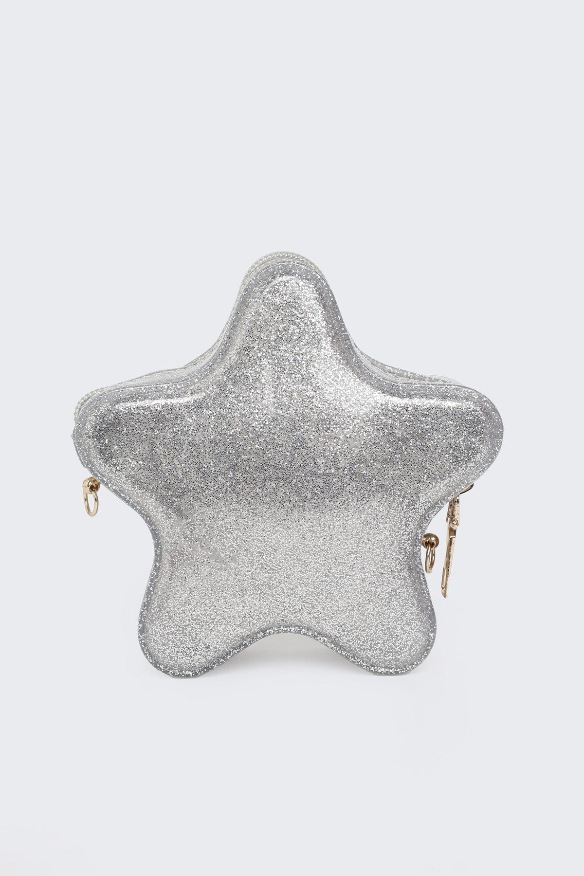 Girl's Silver Embellished Mini Bag