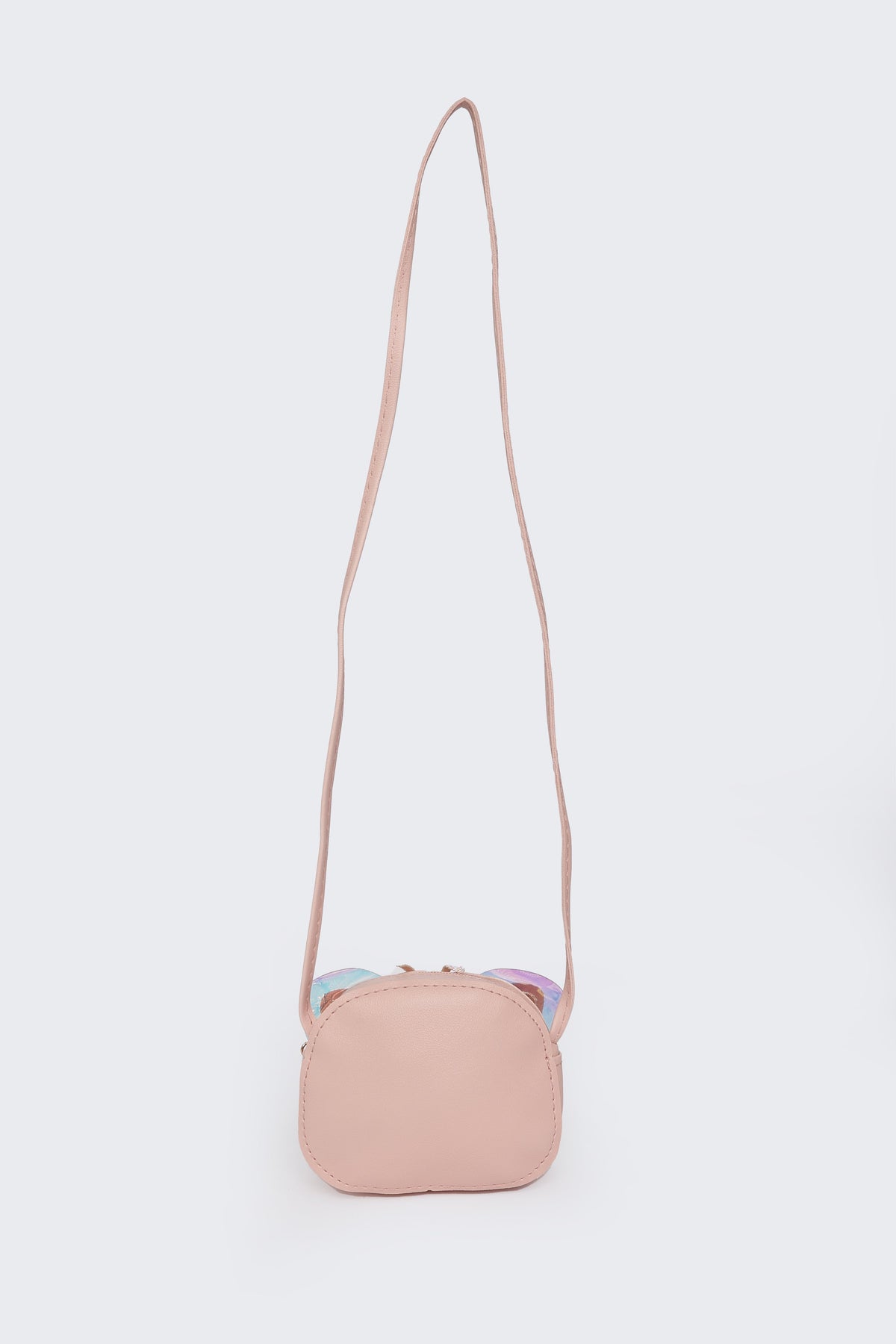 Pink Butterfly Embellished Sling Bag