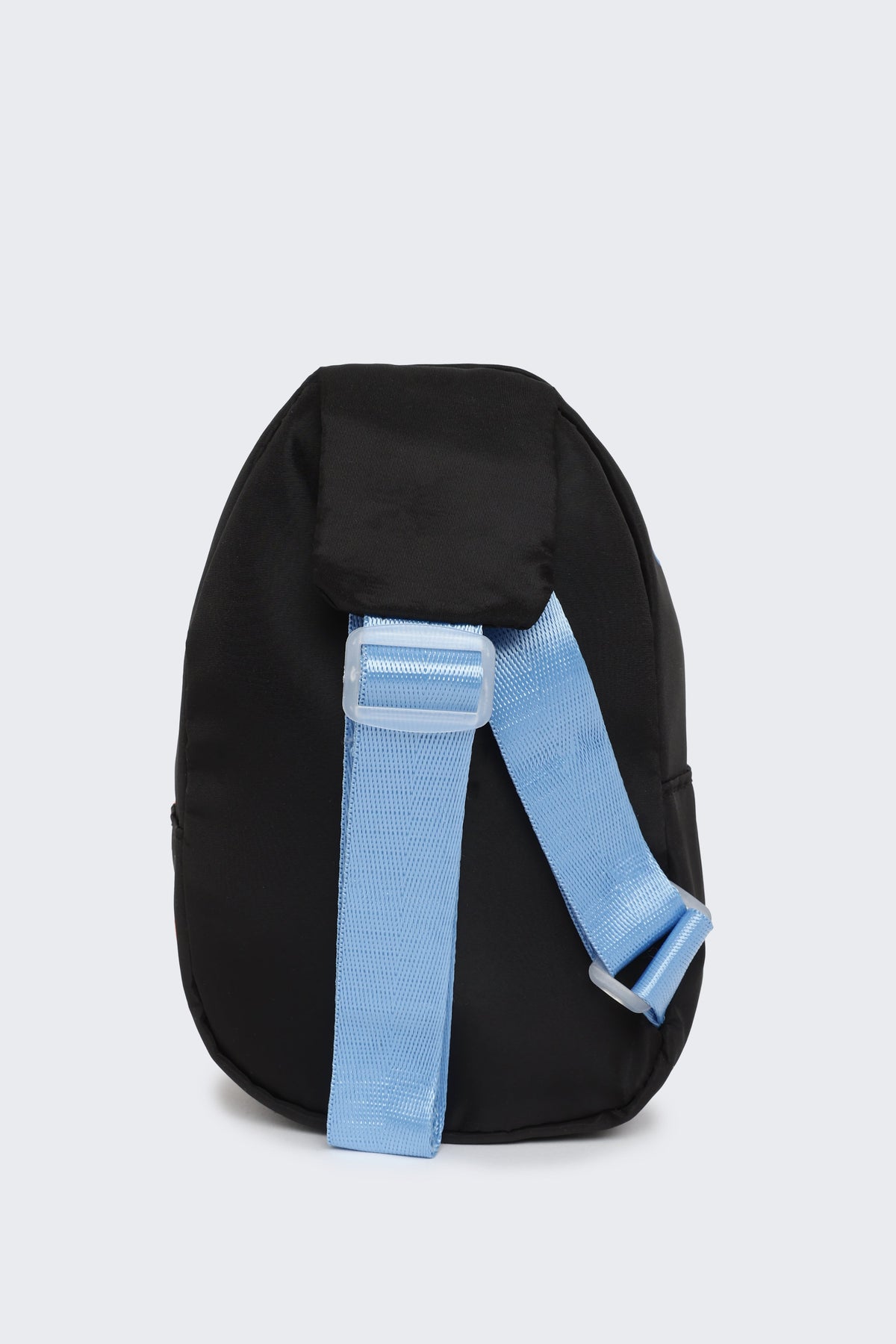 Black Typographic Backpack