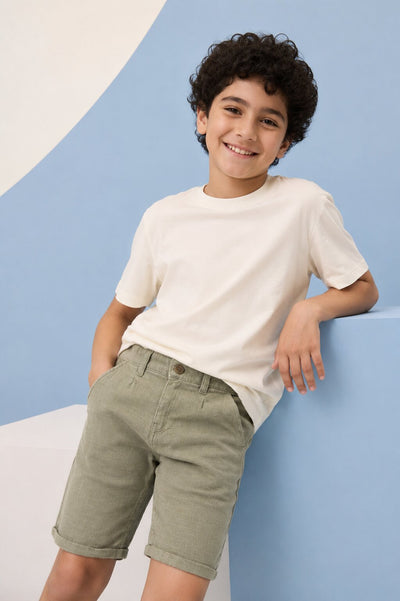 Olive Cargo Shorts