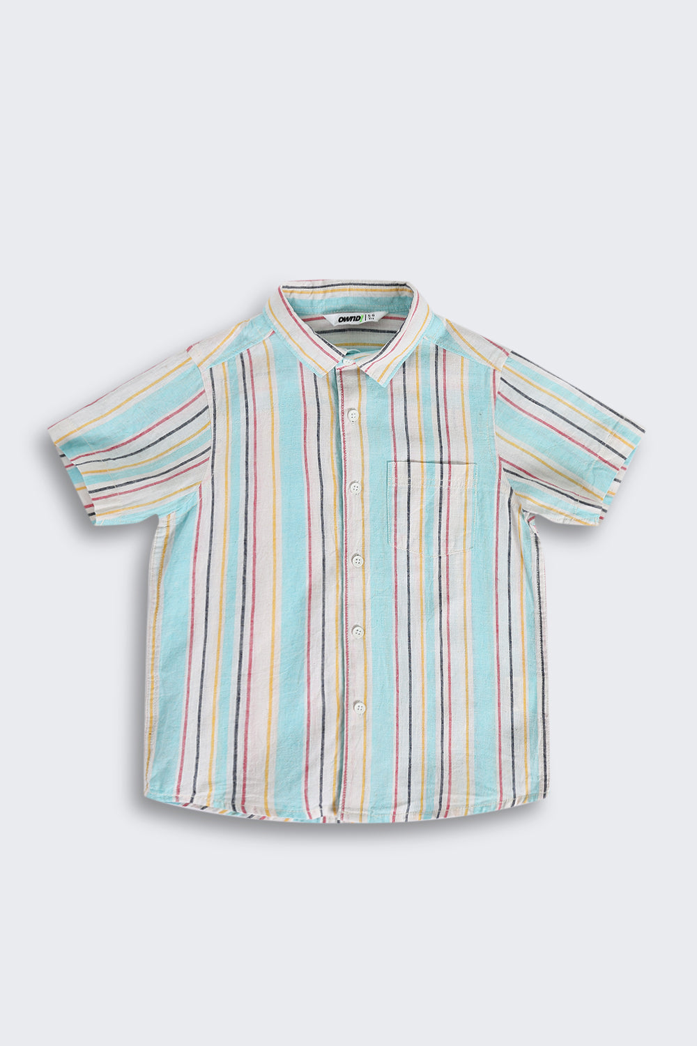 Blue Striped Cotton Shirt