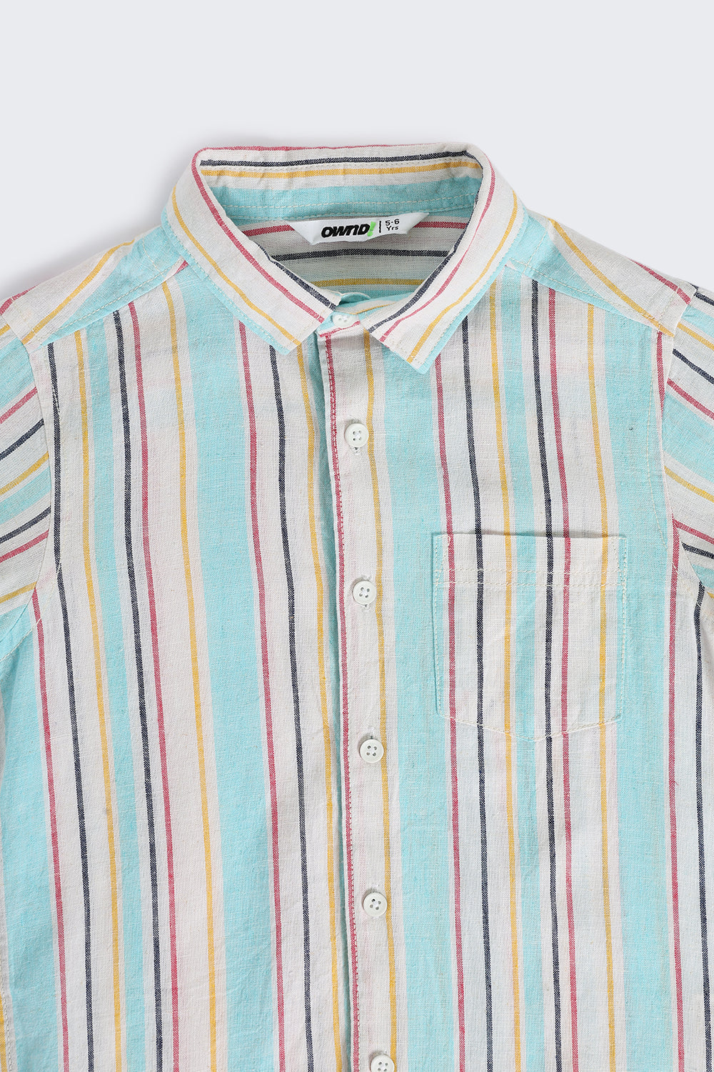 Blue Striped Cotton Shirt