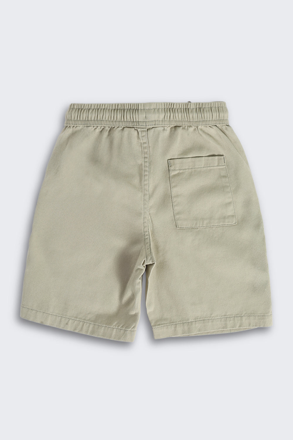 Green Regular Fit Cargo Shorts With 3 Pocket