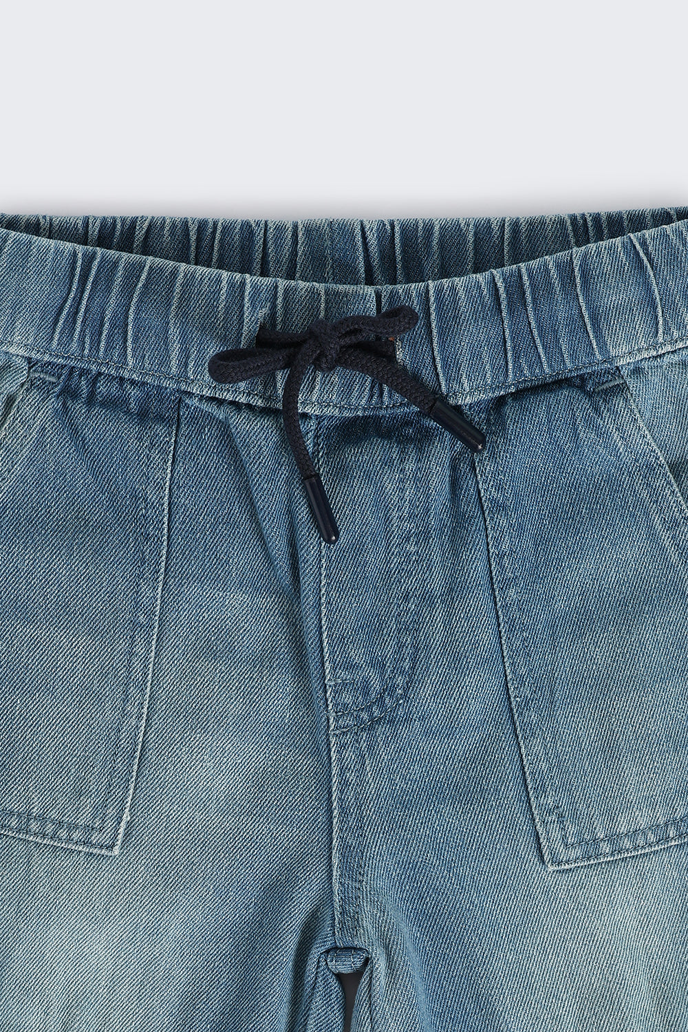 Blue Jogger Fit 6 Pocketed Jeans