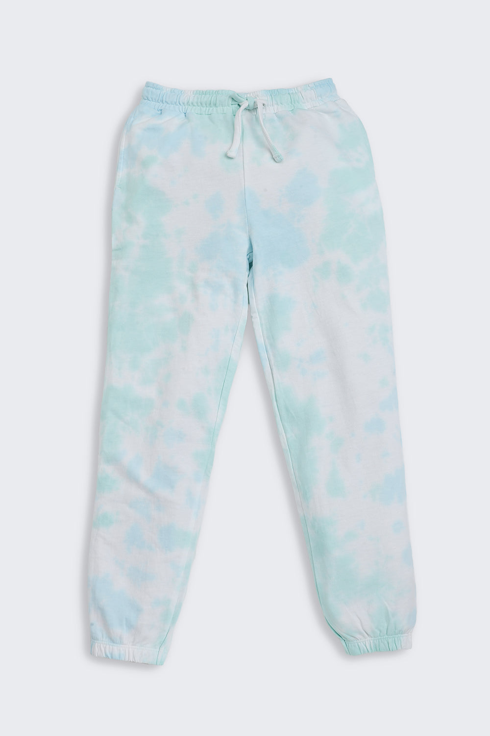 Light Blue Tie-Dye Regular Fit Joggers