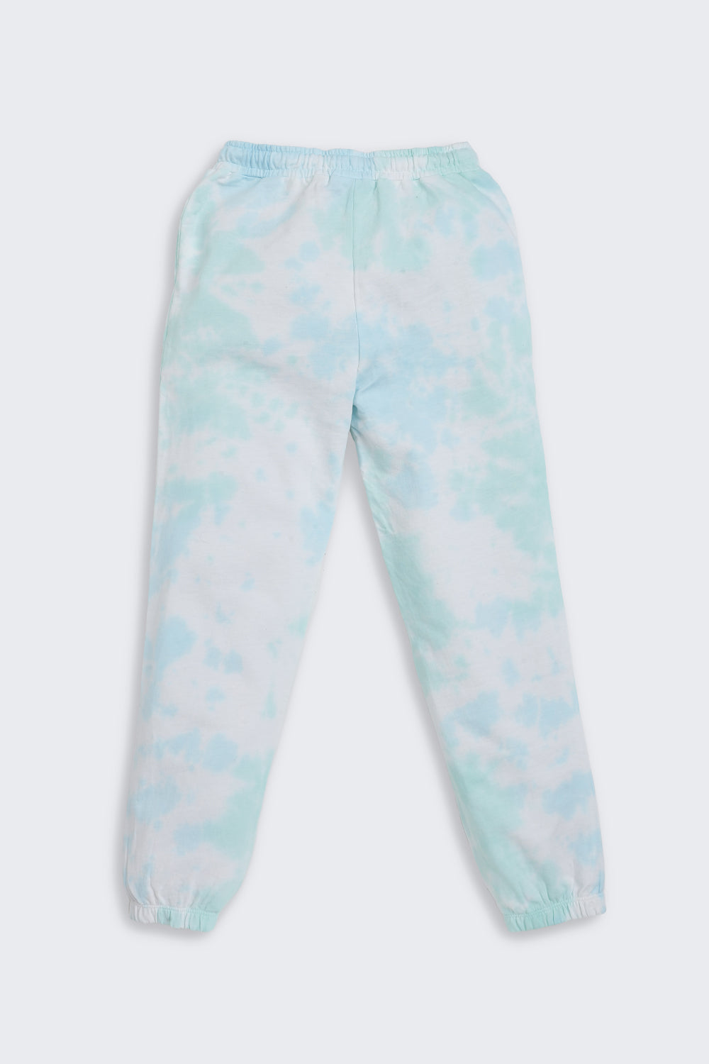 Light Blue Tie-Dye Regular Fit Joggers