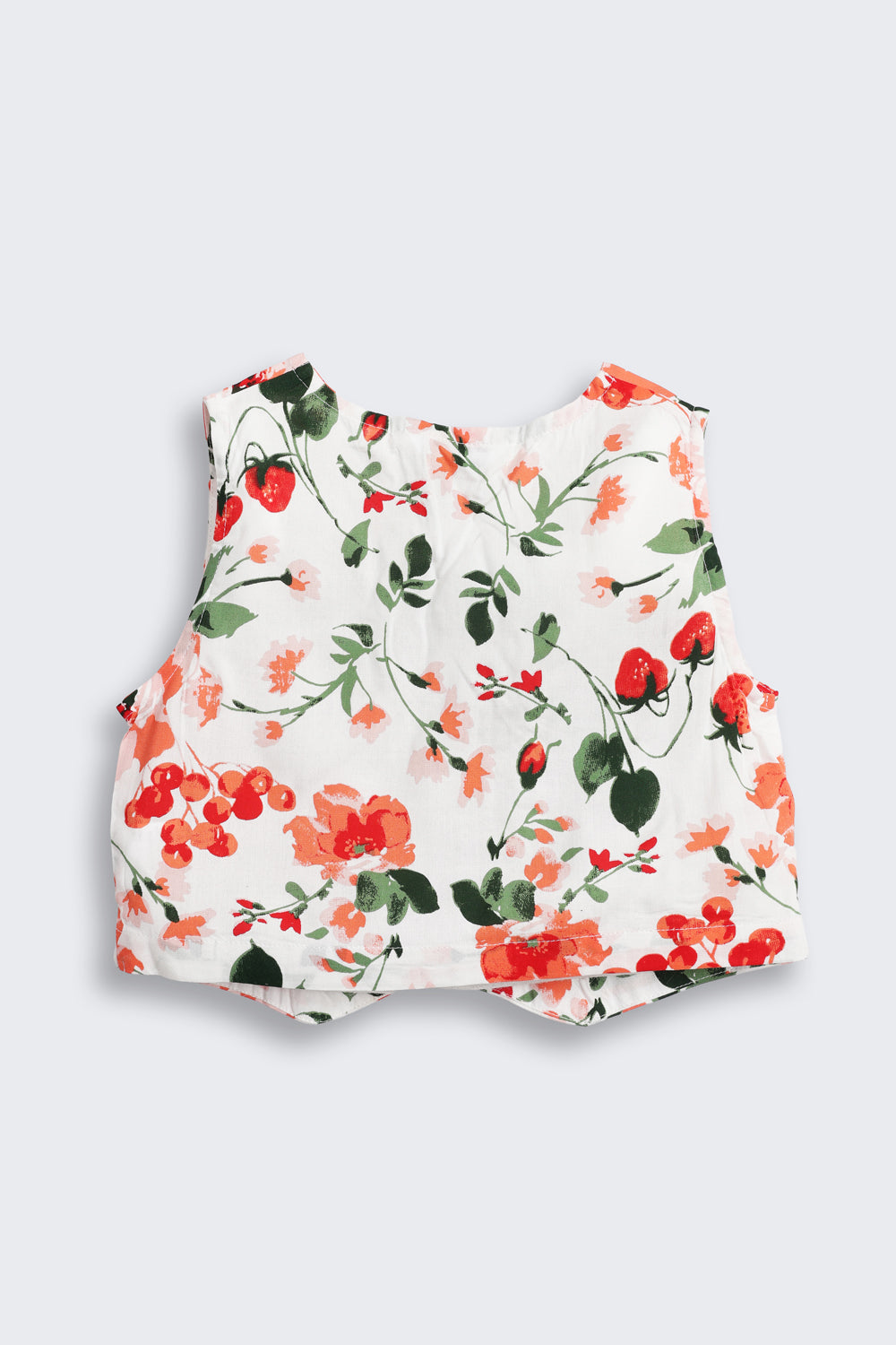 Off White Floral Regular Fit Co-ord Set