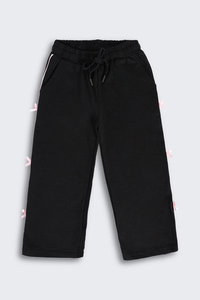 Black Bow Detail Jogger