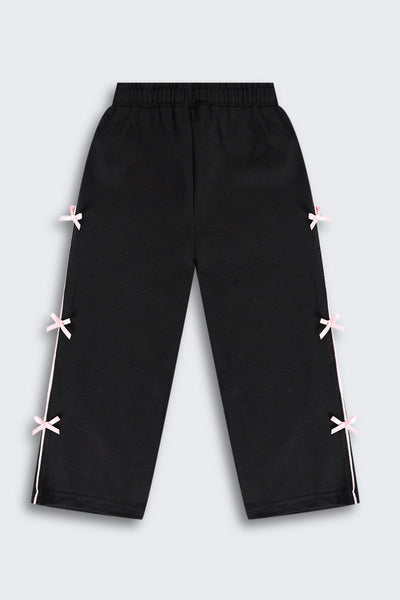 Black Bow Detail Jogger