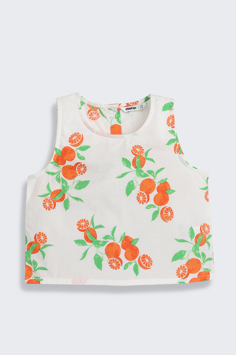 Off White Fruits Printed Regular Fit Co-ord Set
