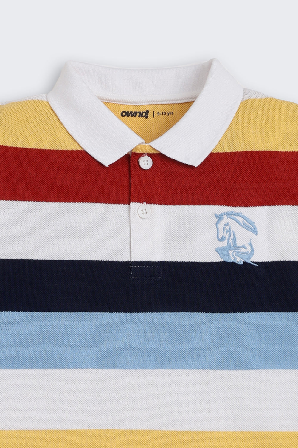 Multi-coloured Striped Regular Fit T-Shirt
