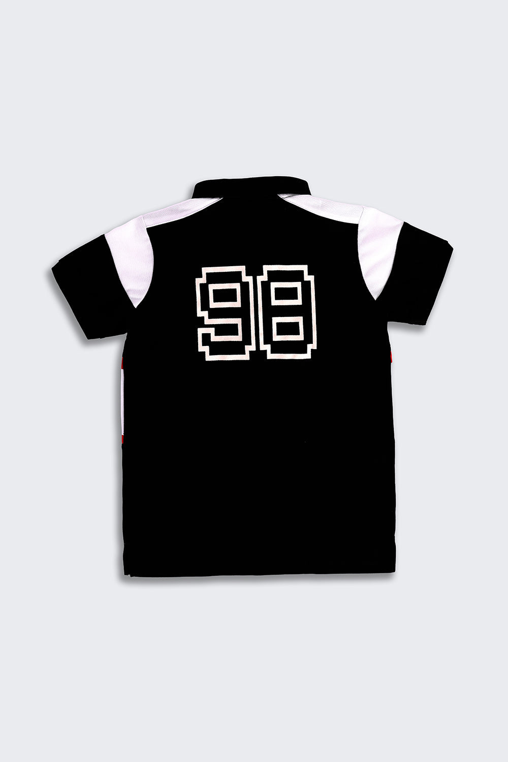 Black Typographic Regular Fit T-Shirt