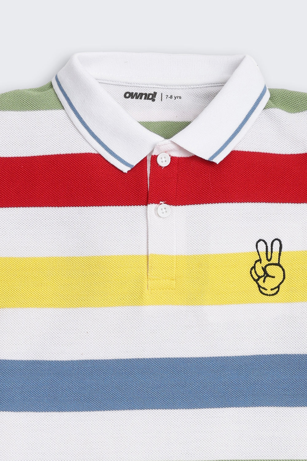 Multi-coloured Striped Regular Fit T-Shirt