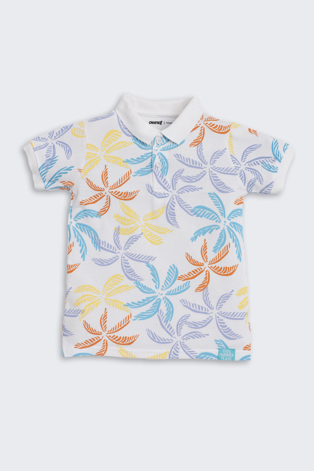 White Printed Summer T-Shirt